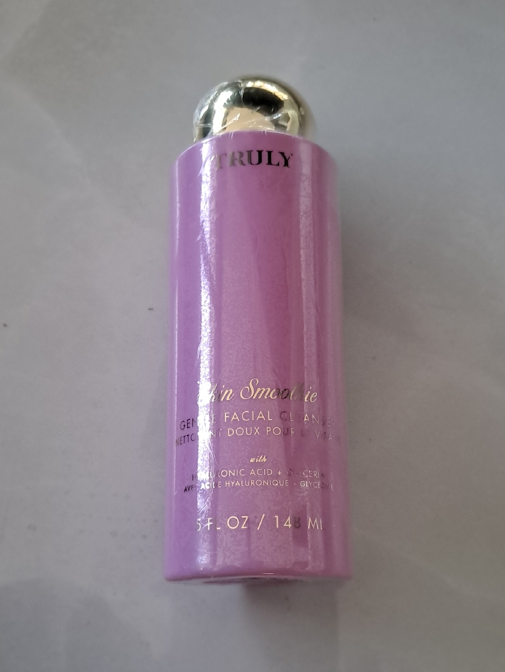 TRULY Lavender Pink Facial Cleanser with Gold Cap